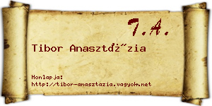 Tibor Anasztázia névjegykártya